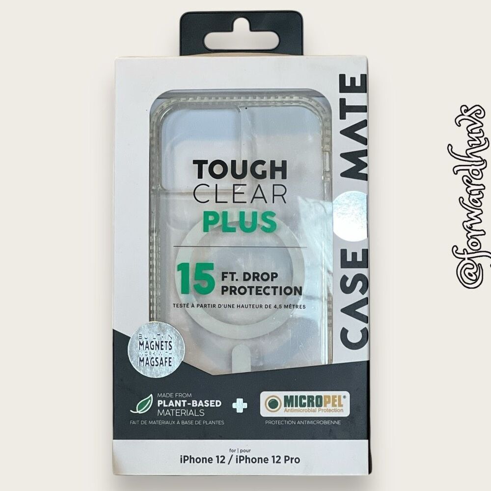 Case Mate Tough | iPhone 12 iPhone 12 Pro Case | Built In Magnets